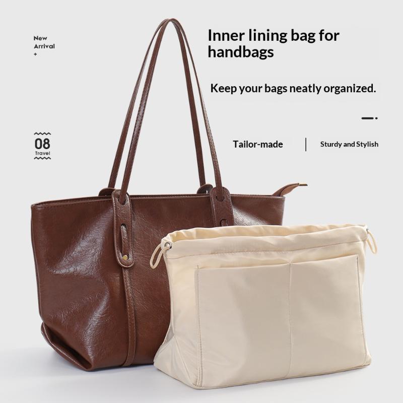 Structured Handbag Work - Tote Bag Organizer Insert Multi Pockets