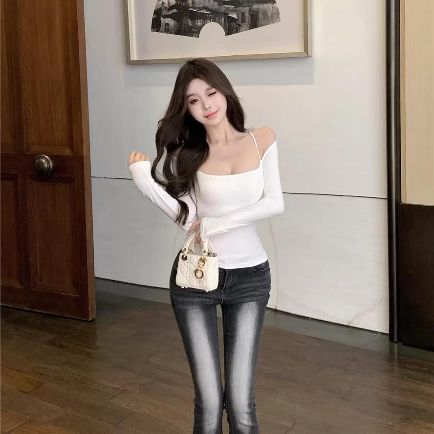 Long Sleeve T-Shirts Womens Ov - Women'S Gothic Formal Wear 评论和价格