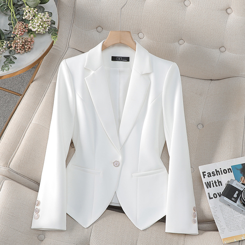 New Fashion Female Formal Blaz - Women Formal Wear With Blazer 评论和价格