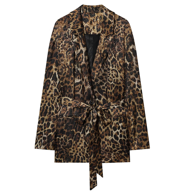 HXAO Leopard Pants Sets 2 Piec - Women'S Formal Wear Pants 评论和价格