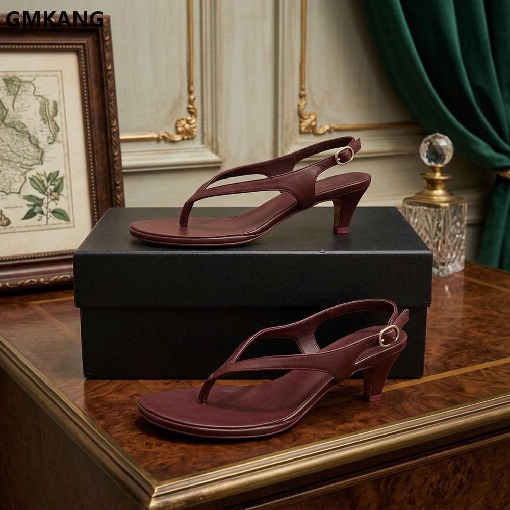 Women’s V-Shaped Toe Frontless - Kitten Heel Women 评论和价格