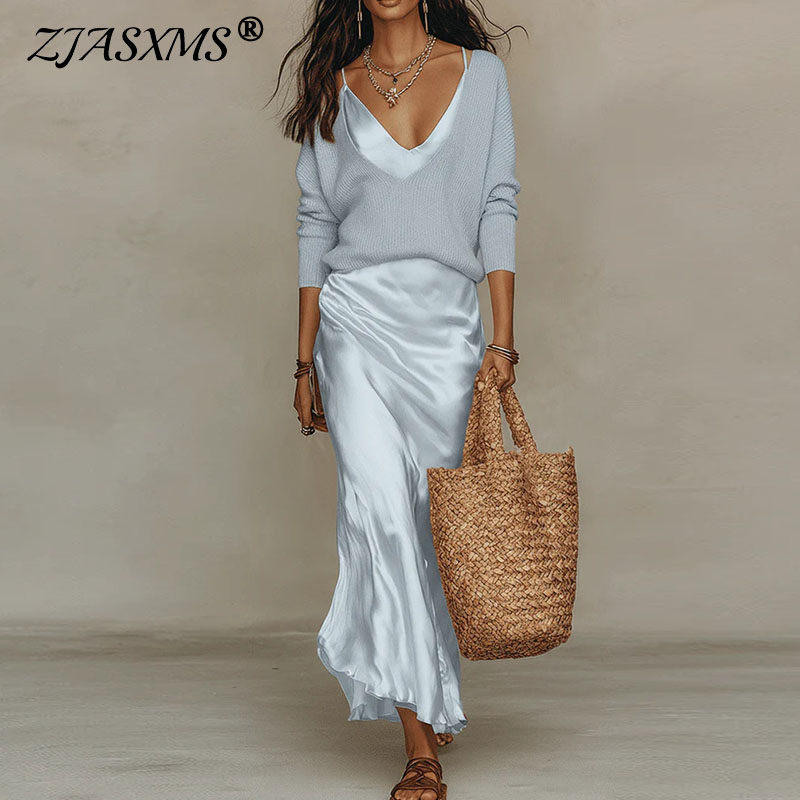 Elegant V Neck Slim Office Two - Women Formal Wear For Summer 评论和价格