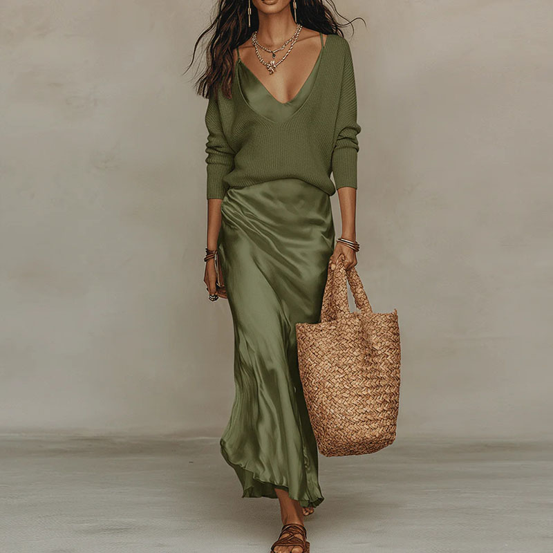 Elegant V Neck Slim Office Two - Women Formal Wear For Summer 评论和价格