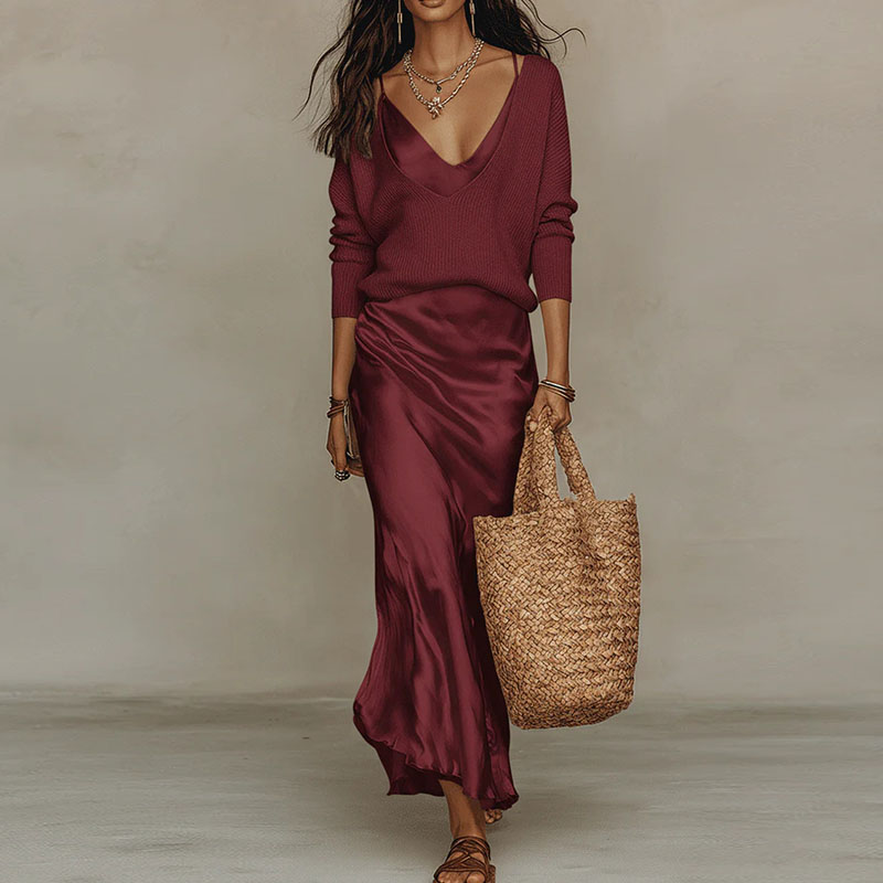 Elegant V Neck Slim Office Two - Women Formal Wear For Summer 评论和价格