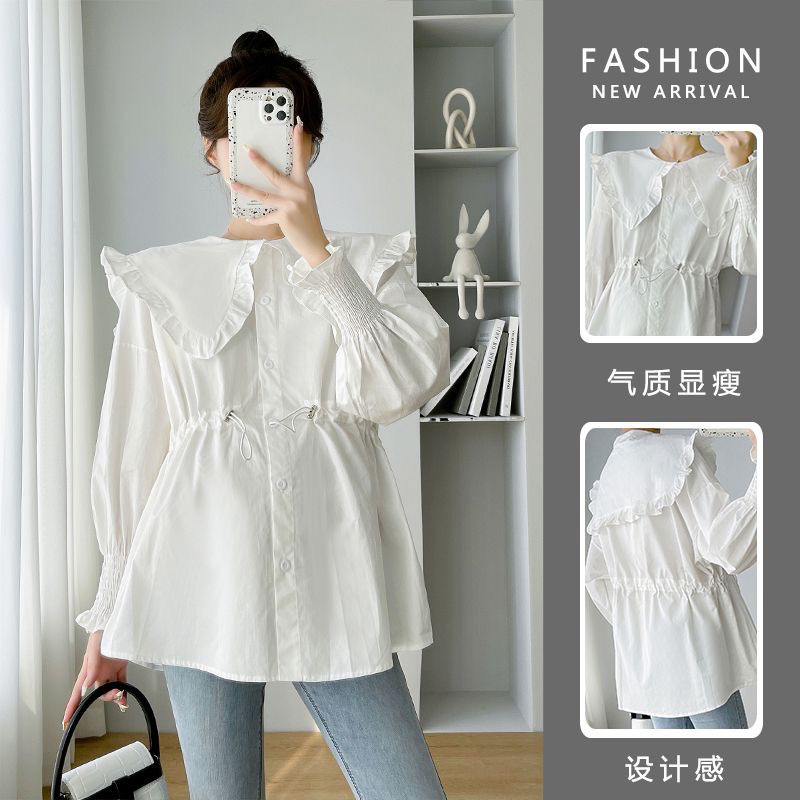 Long Sleeve Shirts Womens Cott - Women Formal Blouses For Evening Wear 评论和价格