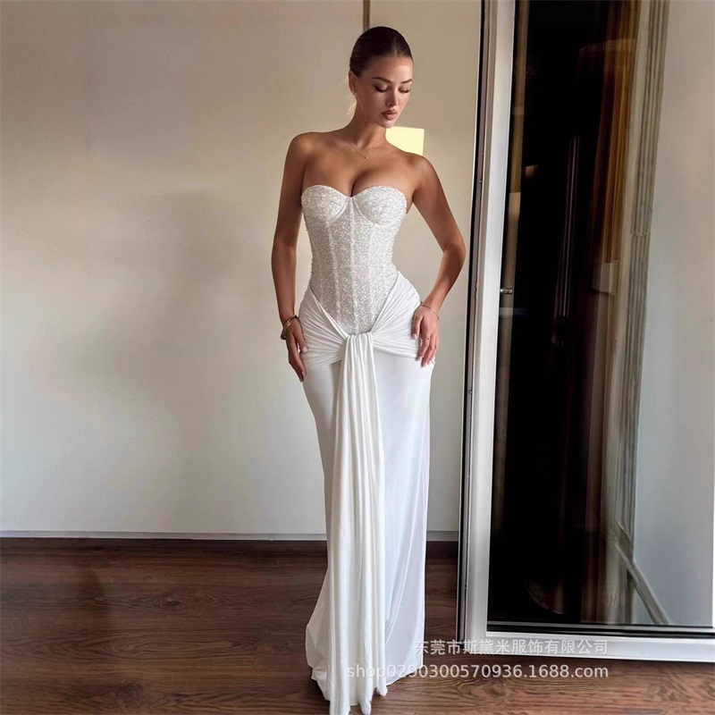 Glitter Sequins Women Prom Dre - Women Formal Party Wear Dress 评论和价格