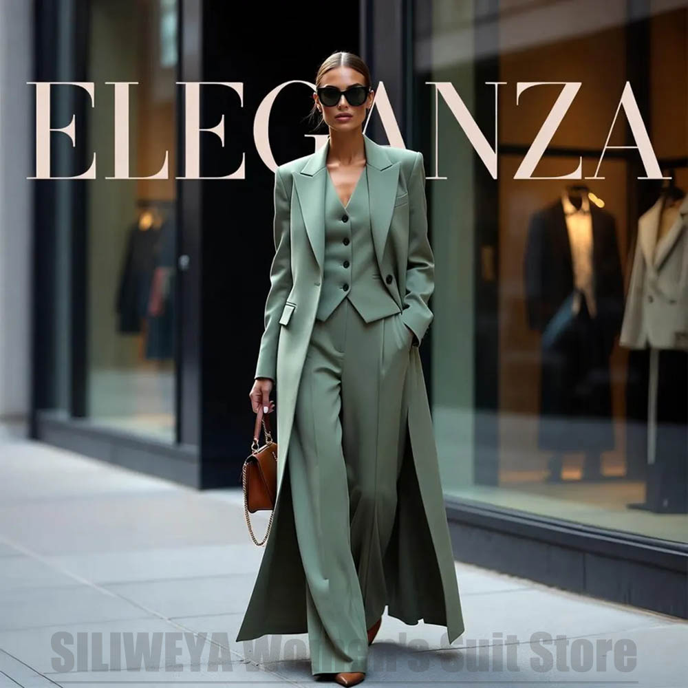 Chic Women's Suit Set Three Pi - Women Formal Wear With Blazer 评论和价格