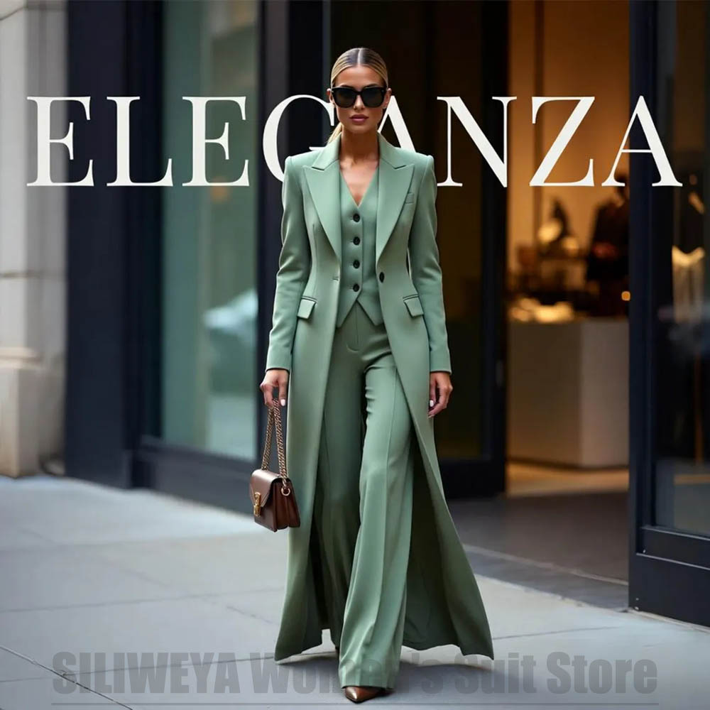 Chic Women's Suit Set Three Pi - Women Formal Wear With Blazer 评论和价格