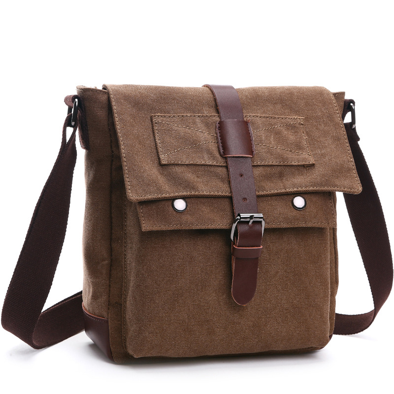 Retro Men Messenger Bags Vinta - Structured Handbag Work 评论和价格