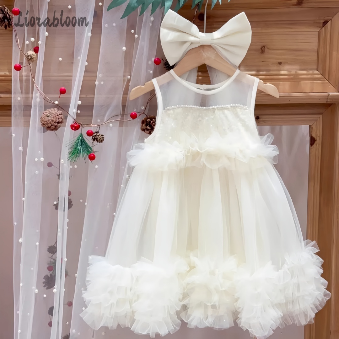Girls' Tulle Gown Layered Skir - Women Formal Party Wear Dress 评论和价格