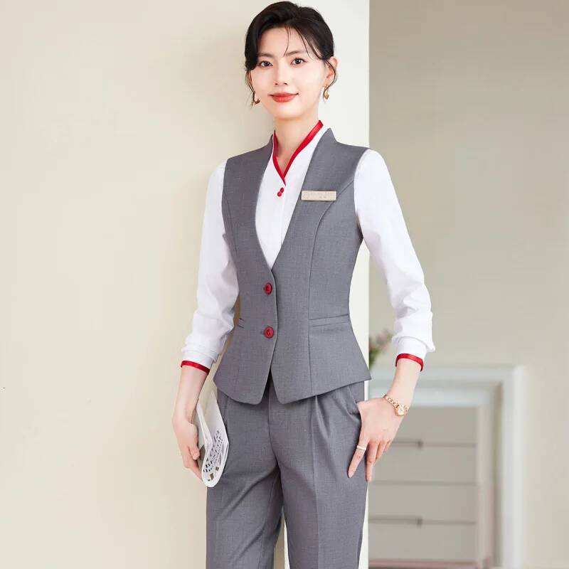 Plus Size 5XL Formal Pantsuits - Women Formal Wear With Blazer 评论和价格