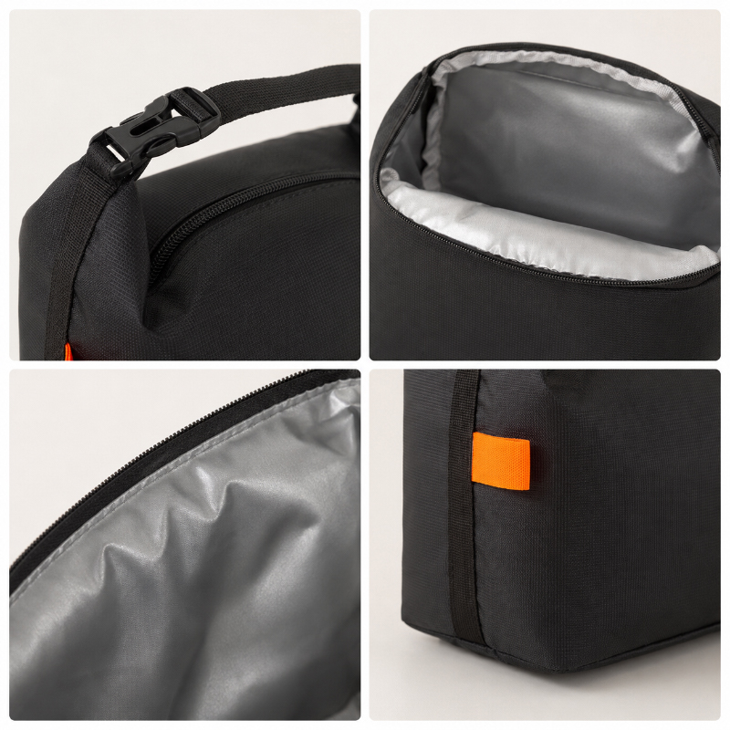 Reusable Insulated Lunch Bag P - Structured Handbag Work 评论和价格