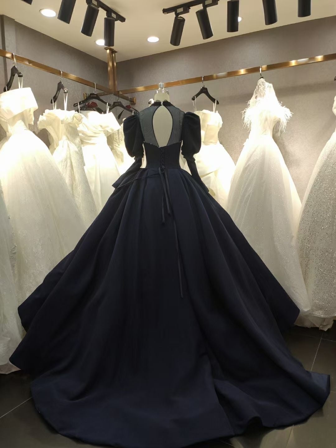 Gothic Black Wedding Dress She - Women'S Gothic Formal Wear 评论和价格