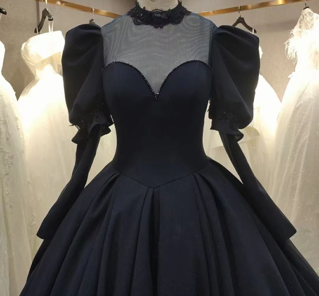 Gothic Black Wedding Dress She - Women'S Gothic Formal Wear 评论和价格