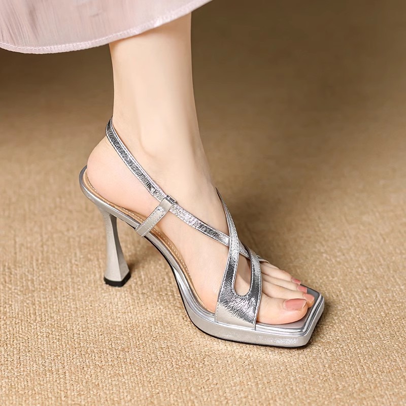 Women's Sheepskin Band Cross S - Kitten Heel Women 评论和价格