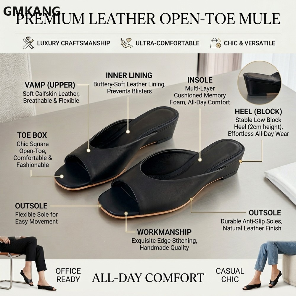 Women’s Square Toe Slip On Mul - Kitten Heel Women 评论和价格