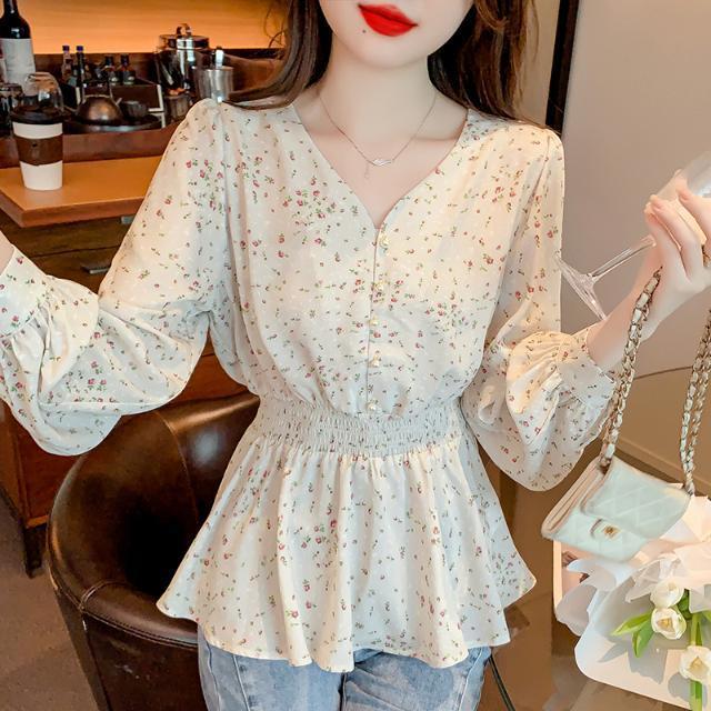 Long Sleeve Shirts Womens Plai - Women Formal Blouses For Evening Wear 评论和价格
