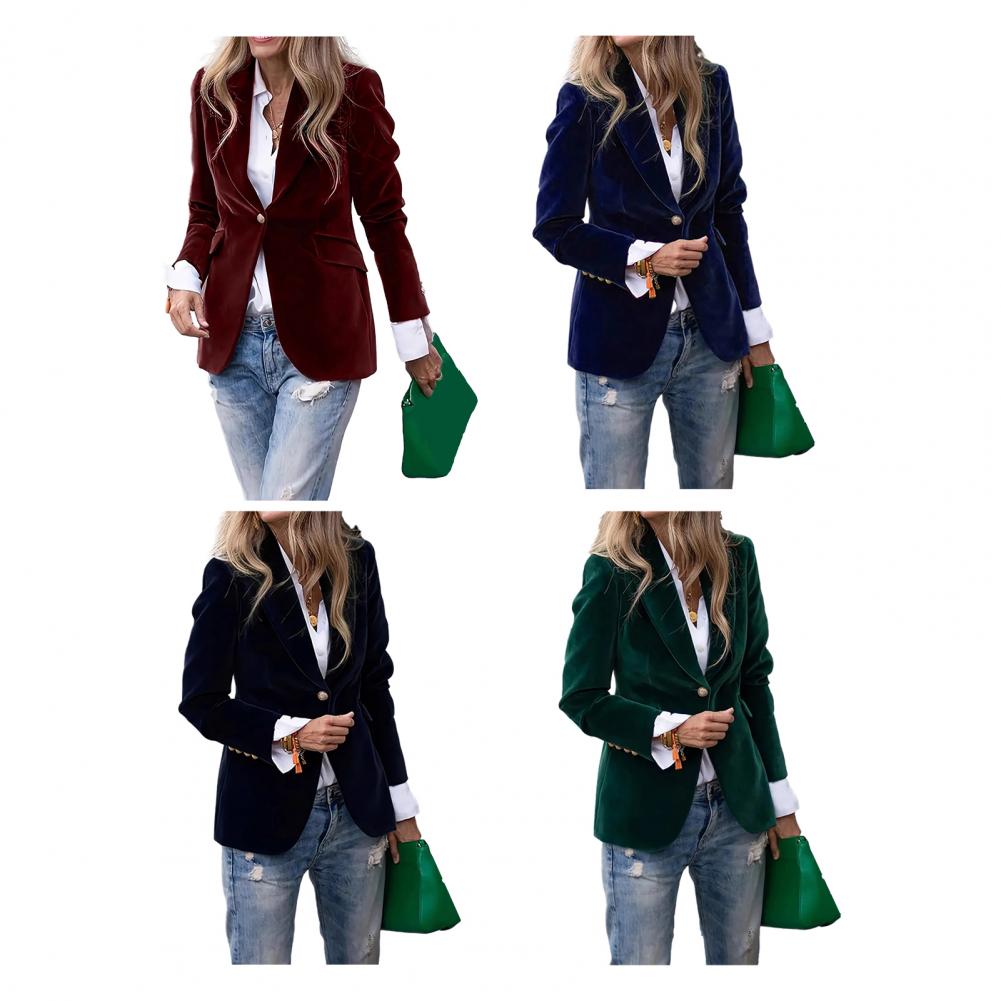 Velvet Large Size Women Prom P - Women Formal Wear With Blazer 评论和价格