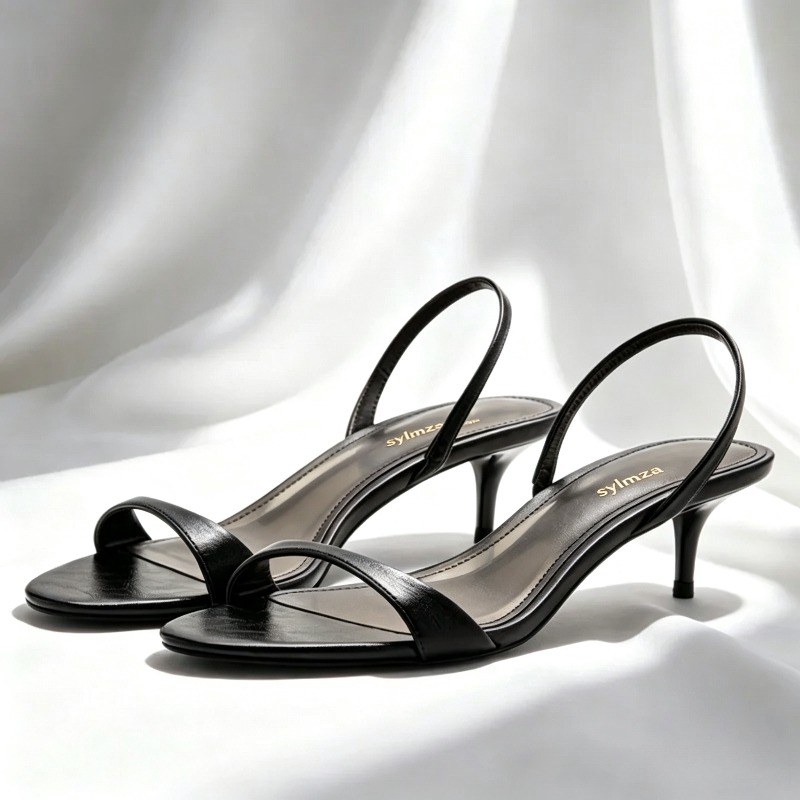 2026 Summer Sexy Open Toe High - Kitten Heel Women 评论和价格