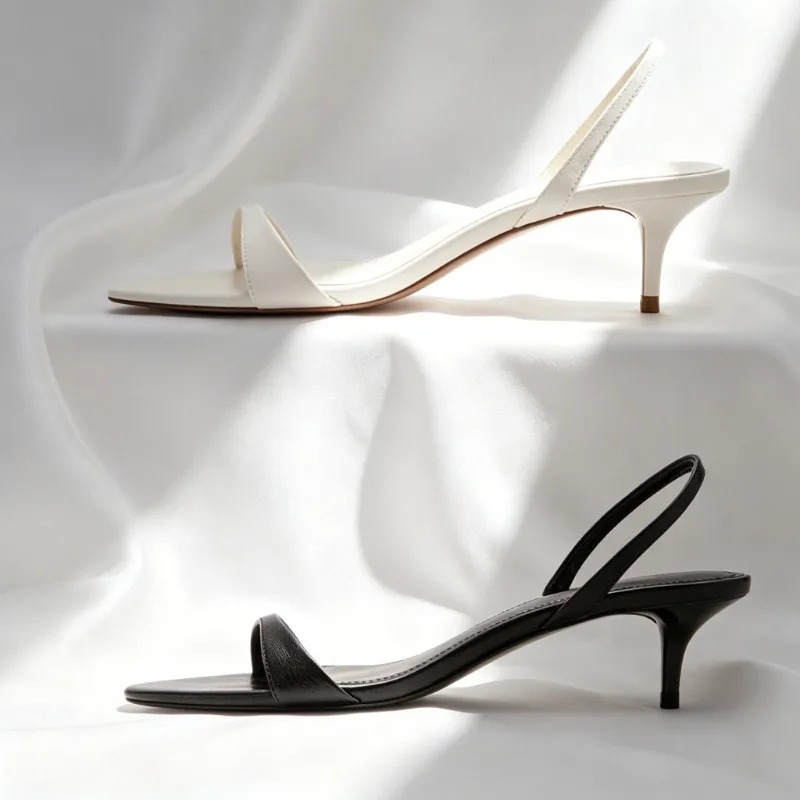 2026 Summer Sexy Open Toe High - Kitten Heel Women 评论和价格