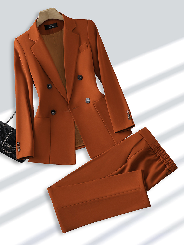 Fashion Ladies Pant Suit Forma - Women Formal Wear With Blazer 评论和价格