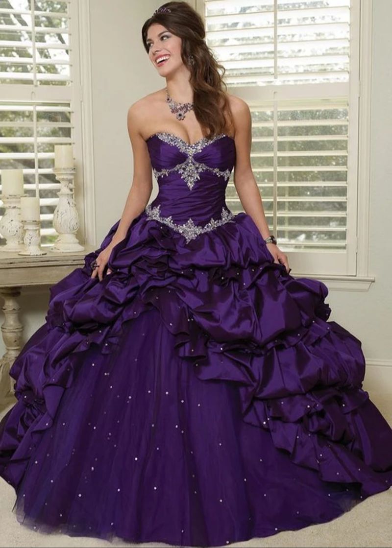 Gothic Purple Wedding Dress Cr - Women'S Gothic Formal Wear 评论和价格