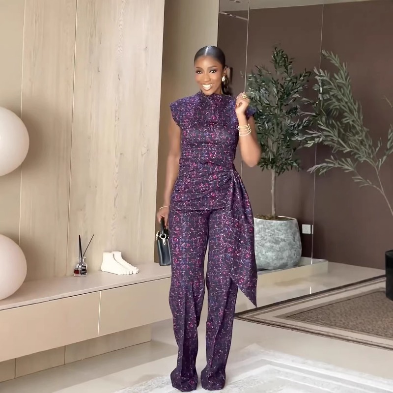 Elegant Women's African Print  - Women'S Formal Wear Pants 评论和价格