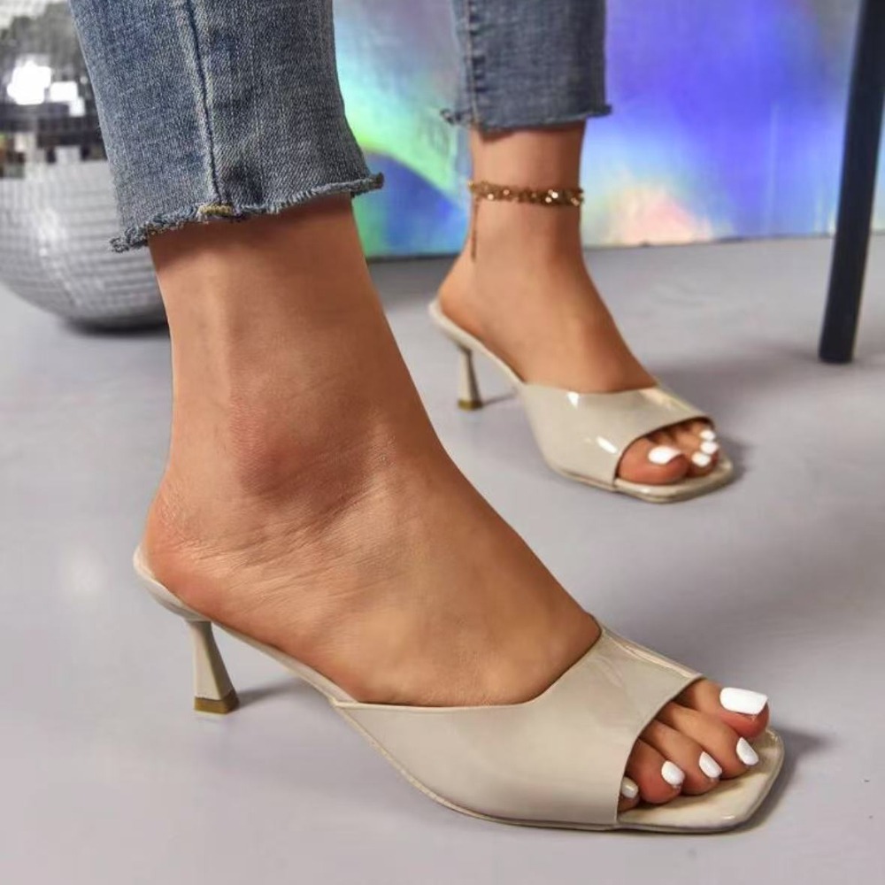 Fashion Fish Mouth Slippers Su - Women Formal Wear For Summer 评论和价格