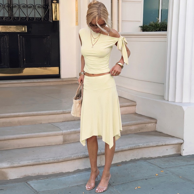 Women 2 Piece Outfit Set Off S - Women Formal Wear For Summer 评论和价格