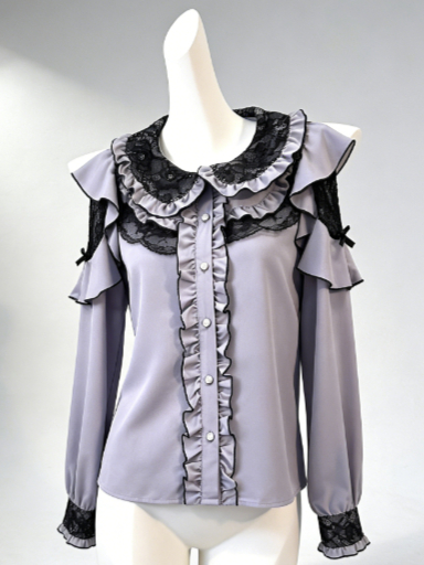 Kawaii Harajuku JK Women Bow L - Women Formal Blouses For Evening Wear 评论和价格