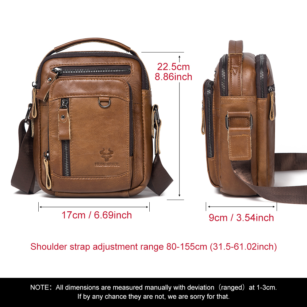 HUMERPAUL 100% Genuine Leather - Structured Handbag Work 评论和价格