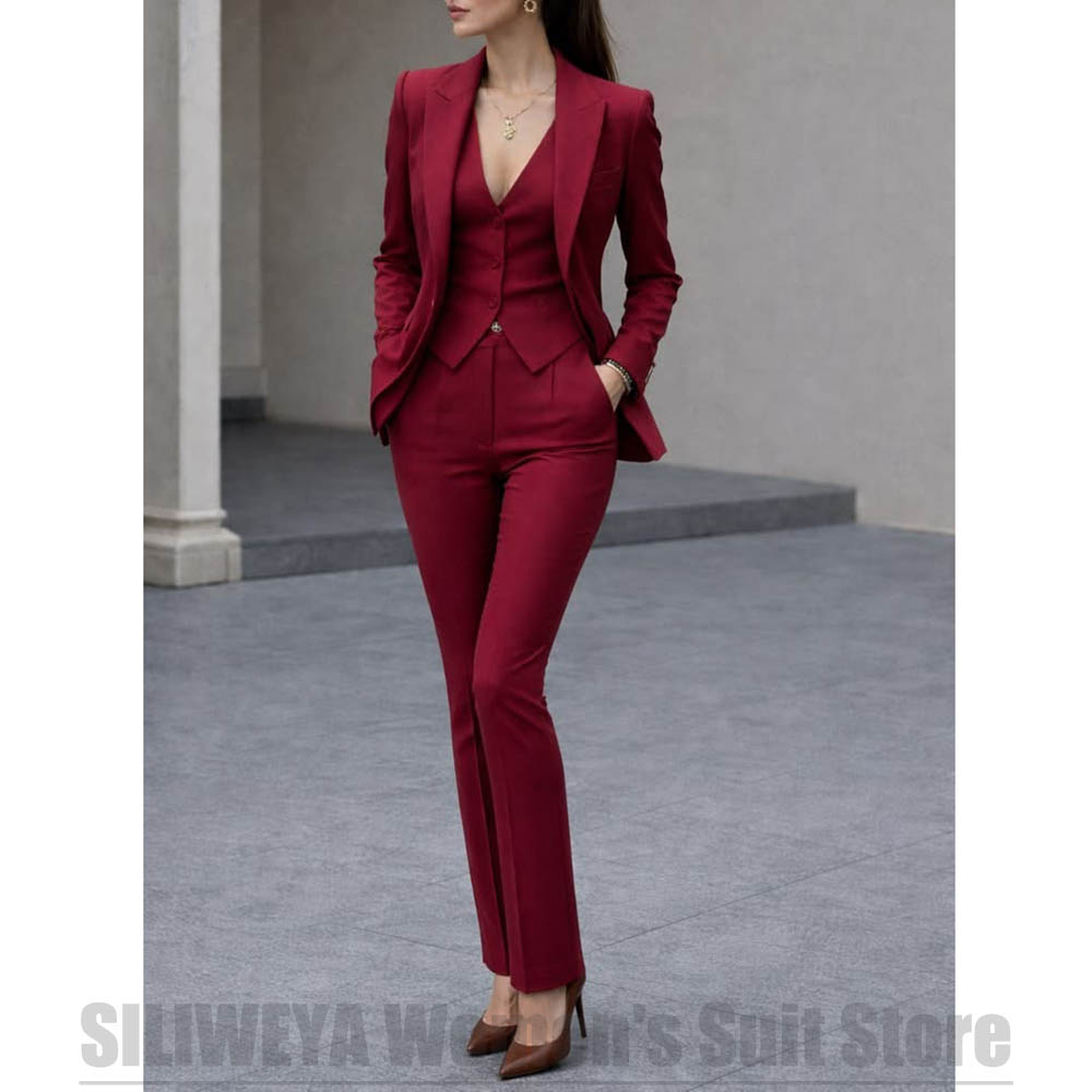 Women 3 Piece Suit Set Blazer  - Women Formal Wear With Blazer 评论和价格