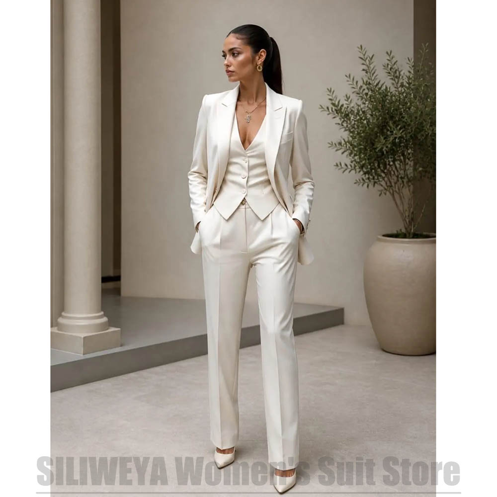 Women 3 Piece Suit Set Blazer  - Women Formal Wear With Blazer 评论和价格