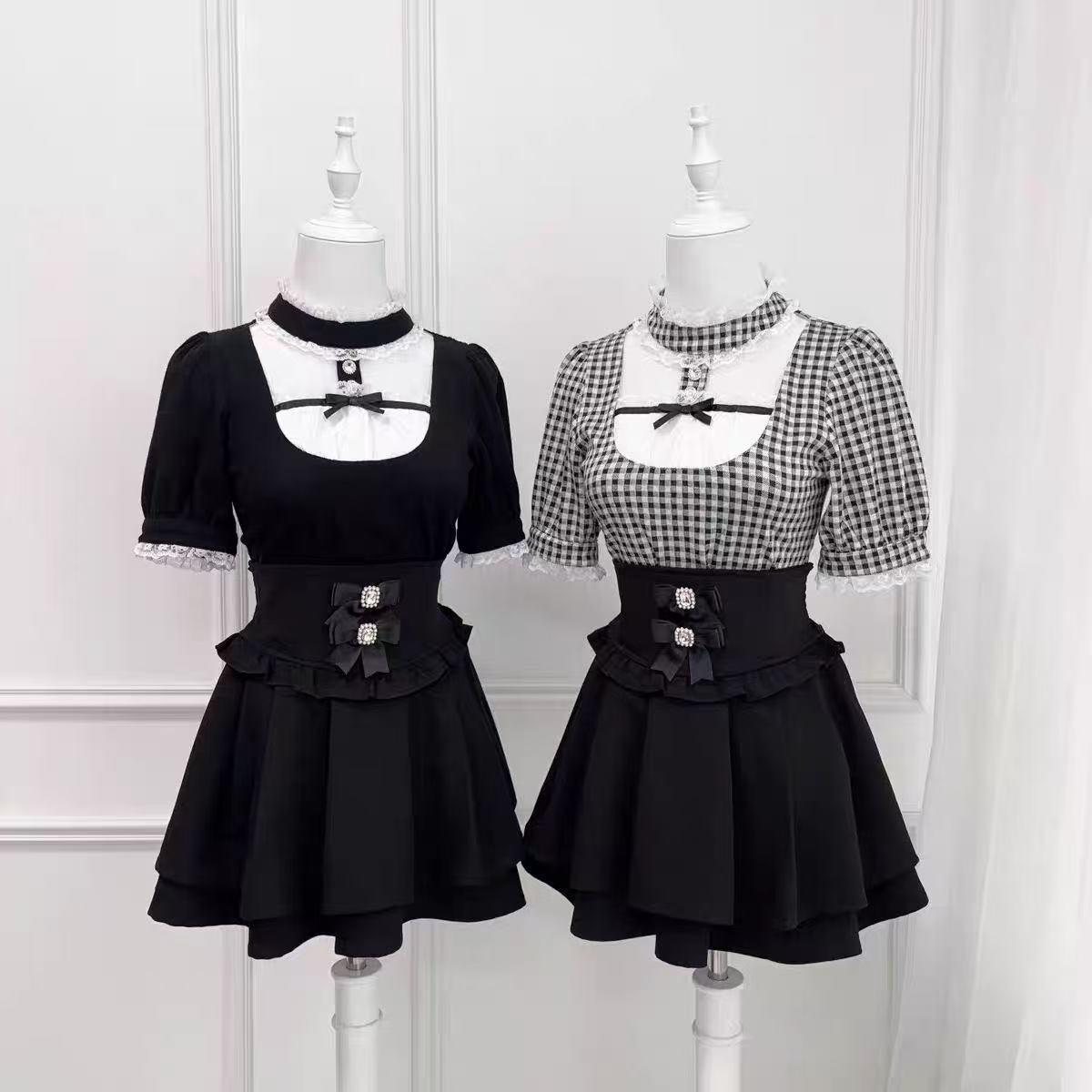 Japanese Lolita Blouse Women K - Women Formal Blouses For Evening Wear 评论和价格