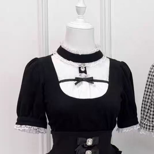 Japanese Lolita Blouse Women K - Women Formal Blouses For Evening Wear 评论和价格