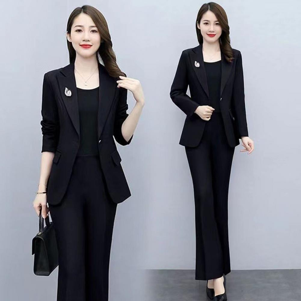 2 Pcs/Set Lady Formal Coat Pan - Women'S Formal Wear Pants 评论和价格