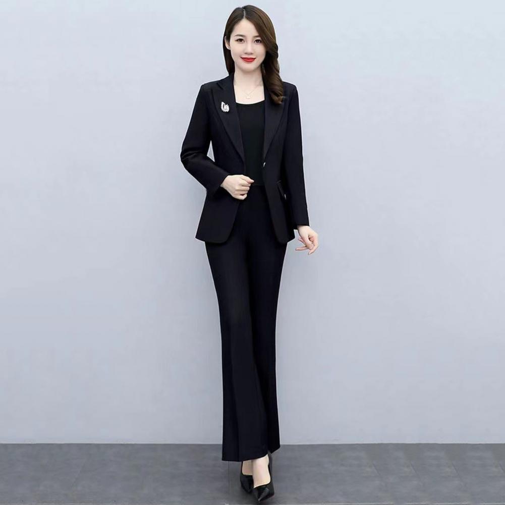 2 Pcs/Set Lady Formal Coat Pan - Women'S Formal Wear Pants 评论和价格