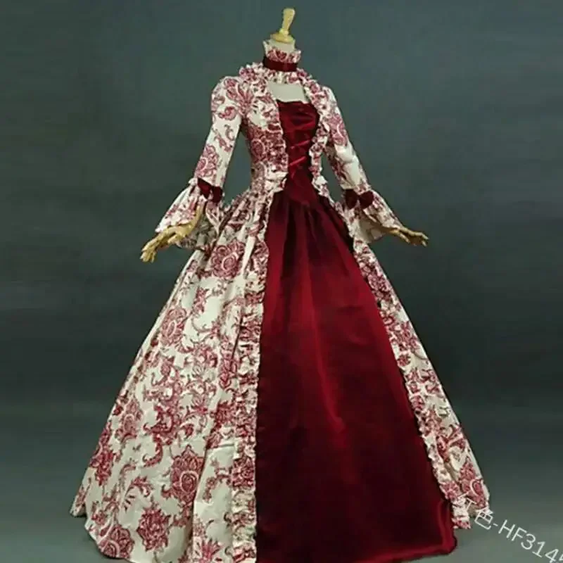Plus Size Women Gothic Floral  - Women'S Gothic Formal Wear 评论和价格